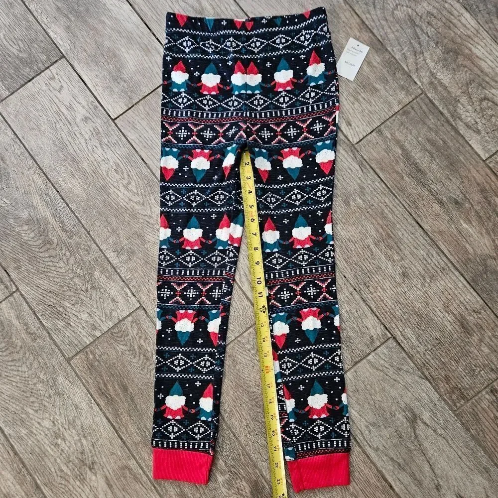 Jaclyn Intimates Santa Gnome PJ Set Kids Size M